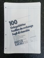 3x 100 Einlageblätter A4 100g/m2 Lochung 4-fach BIELLA
