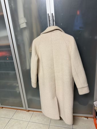 Maje Mantel beige Struktur Grösse 36 guter Zustand