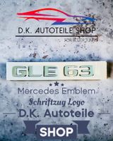 Mercedes AMG GLE63 Emblem Schriftzug Logo aus ABS NEU Chrom