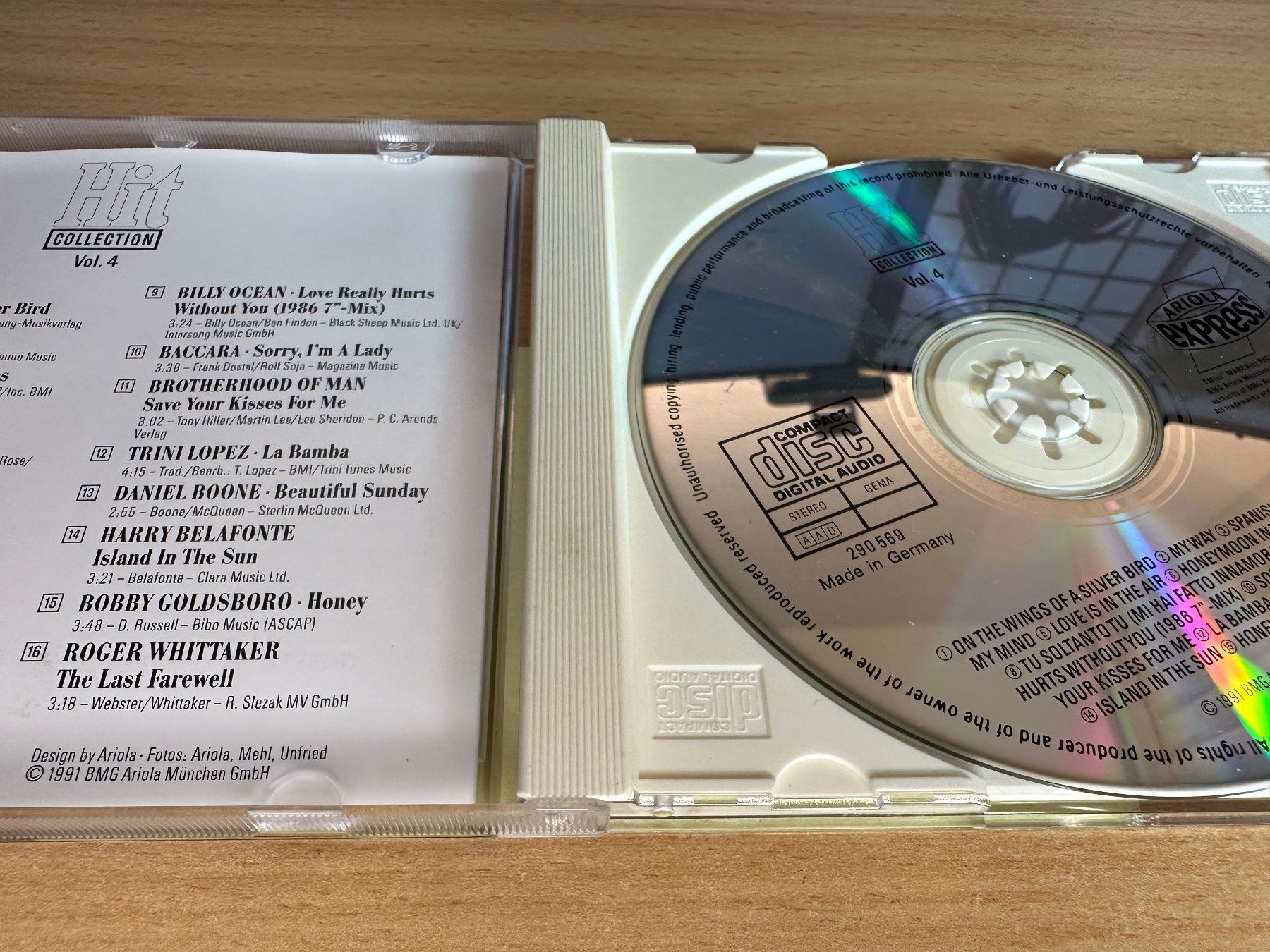 CD: Various – Hit Collection Vol. 4 – Usato da Rikon im Tösstal venduto da Alpenmutz 2