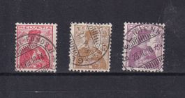 1907 N° 104 à 106 Oblitérés CATALOGUE SBK