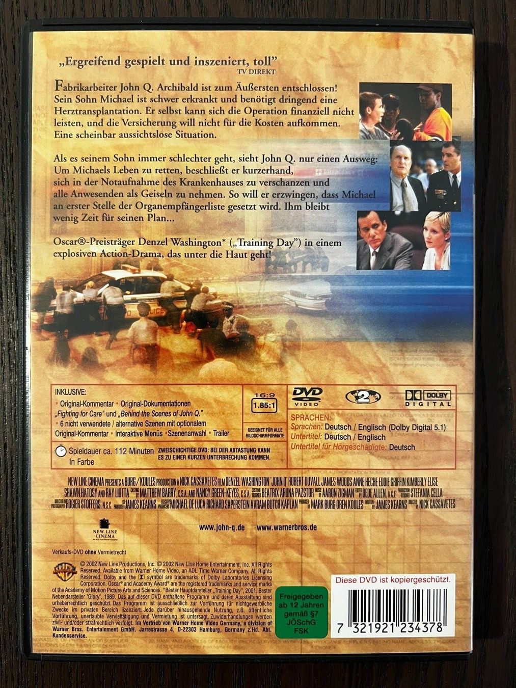Alle DVDs: John Q. – Gebraucht aus Zürich von FilmFreunde 1