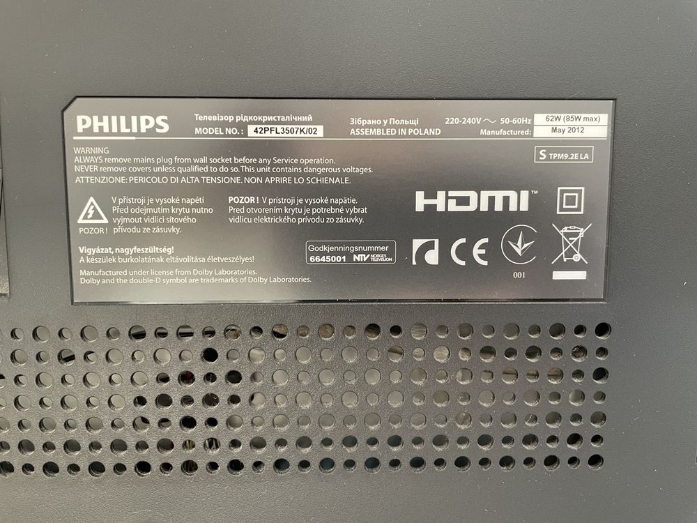 Philips LED Smart TV - 42 Zoll / 42PFL3507K/02 (Gebraucht) in ...