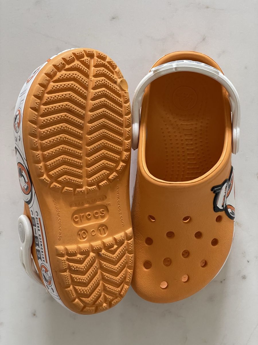 Crocs Scarpe per ragazzi: Star Wars BB-8 Crocs, Size 10/11, Orange! – Usato da Lausanne venduto da Jarosz 2