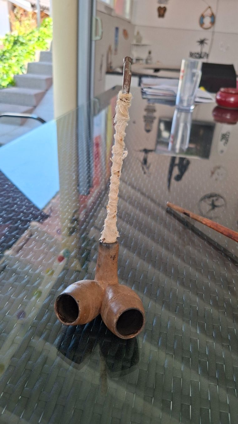 Tabakpfeifen & Zubehör: Pipe double spéciale pour collectionneur – Gebraucht aus Vicques von Laffaire11