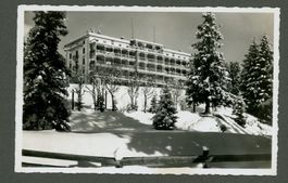 AK sw Arosa GR Sporthotel „Rothorn “ ≈ 1940 