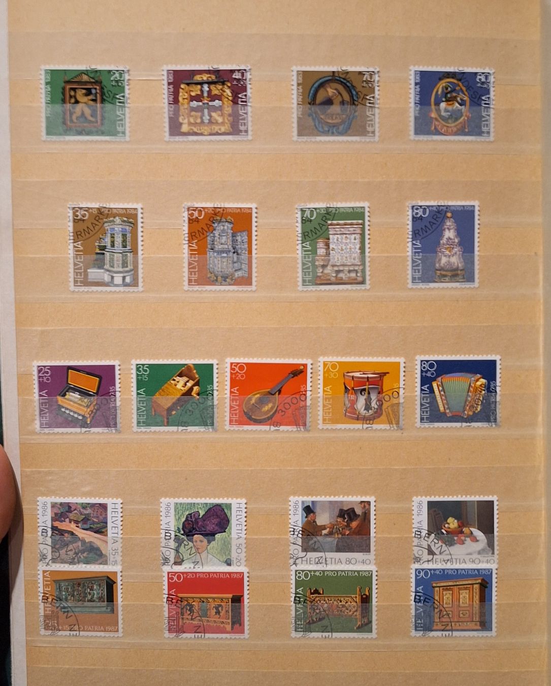 Alle Briefmarken: Pro Patria Sammlung – Gebraucht aus Balgach von SIMEON27 4