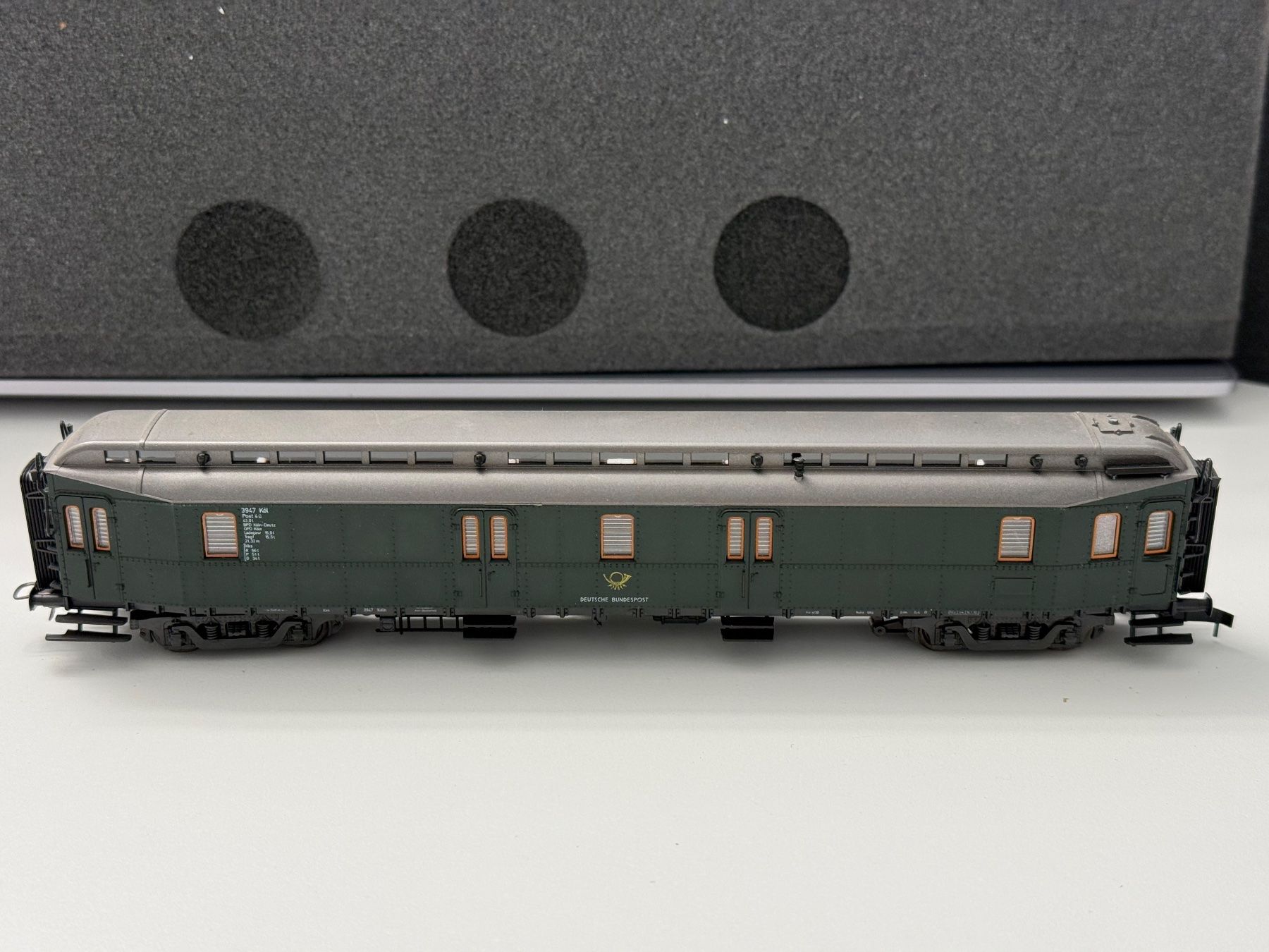 Roco Modellini di ferrovie: Roco 4293 DRG Bahnpostwagen 4Ü / DC HO – Usato da Jonschwil venduto da sutfra12 2