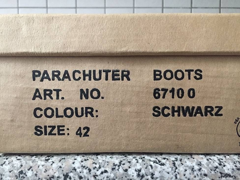 Schweizer Armee Scarpe da uomo: Bottes Rangers (para) neuve – Nuovo e nell'imballaggio originale da Biel/Bienne venduto da Renard68 3