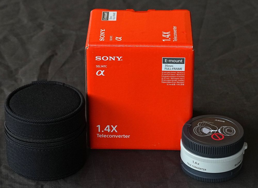 Sony SEL-14TC Telekonverter 1,4x & RMT-P1BT Fernbedienung – Set Für Sony Alpha Kameras