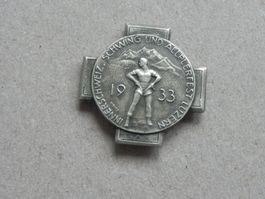 Abz. Brosche Innerschw. Schwingfest Luzern LU 1933 Schwingen