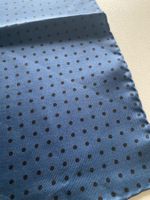 Schal, Foulard,  Pochette, Seide? blau, 30x30cm