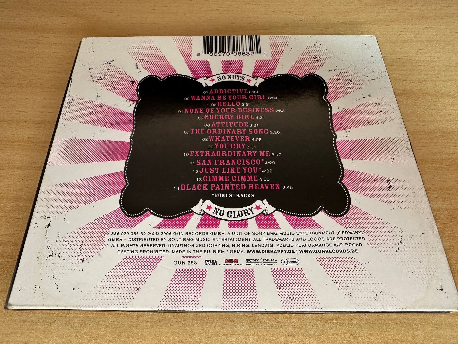 CDs: Die Happy – No Nuts No Glory – Gebraucht aus Rikon im Tösstal von Alpenmutz 1