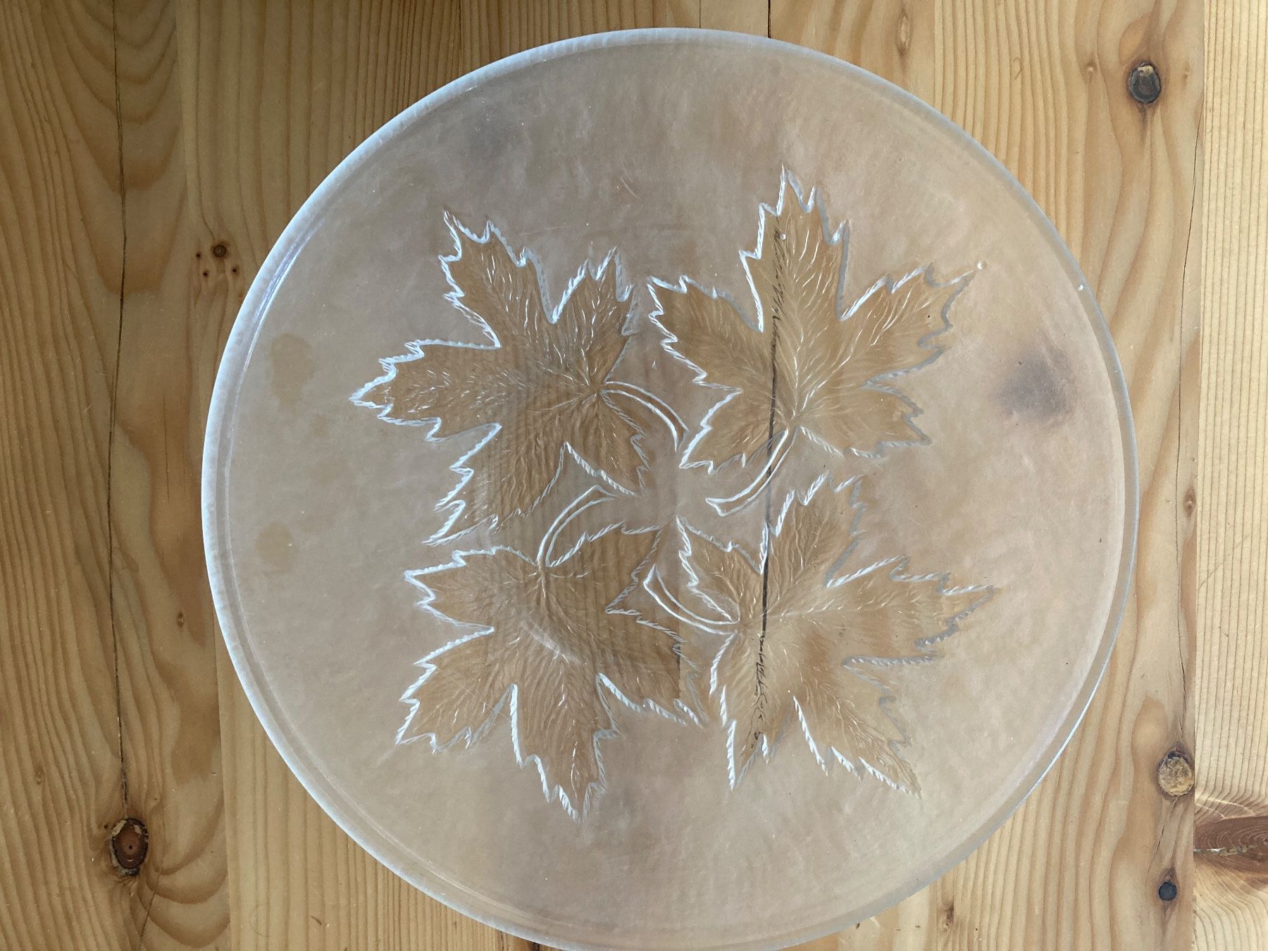 Servierplatten: Glasplatte – Gebraucht aus Roggwil BE von Meyerbarbara