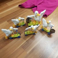 Keramikgänse auf Trottinet B26