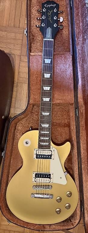 Epiphone Strumenti musicali: Epiphone Les Paul Classic Worn metallic gold – Usato da Muralto venduto da nat_gg86