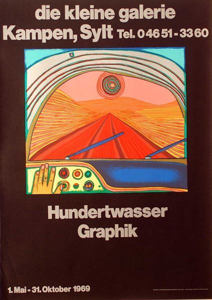Poster & Bilder: Hundertwasser Graphik – Neu (gemäss Beschreibung) aus Bern von Vintage-Art-Poster