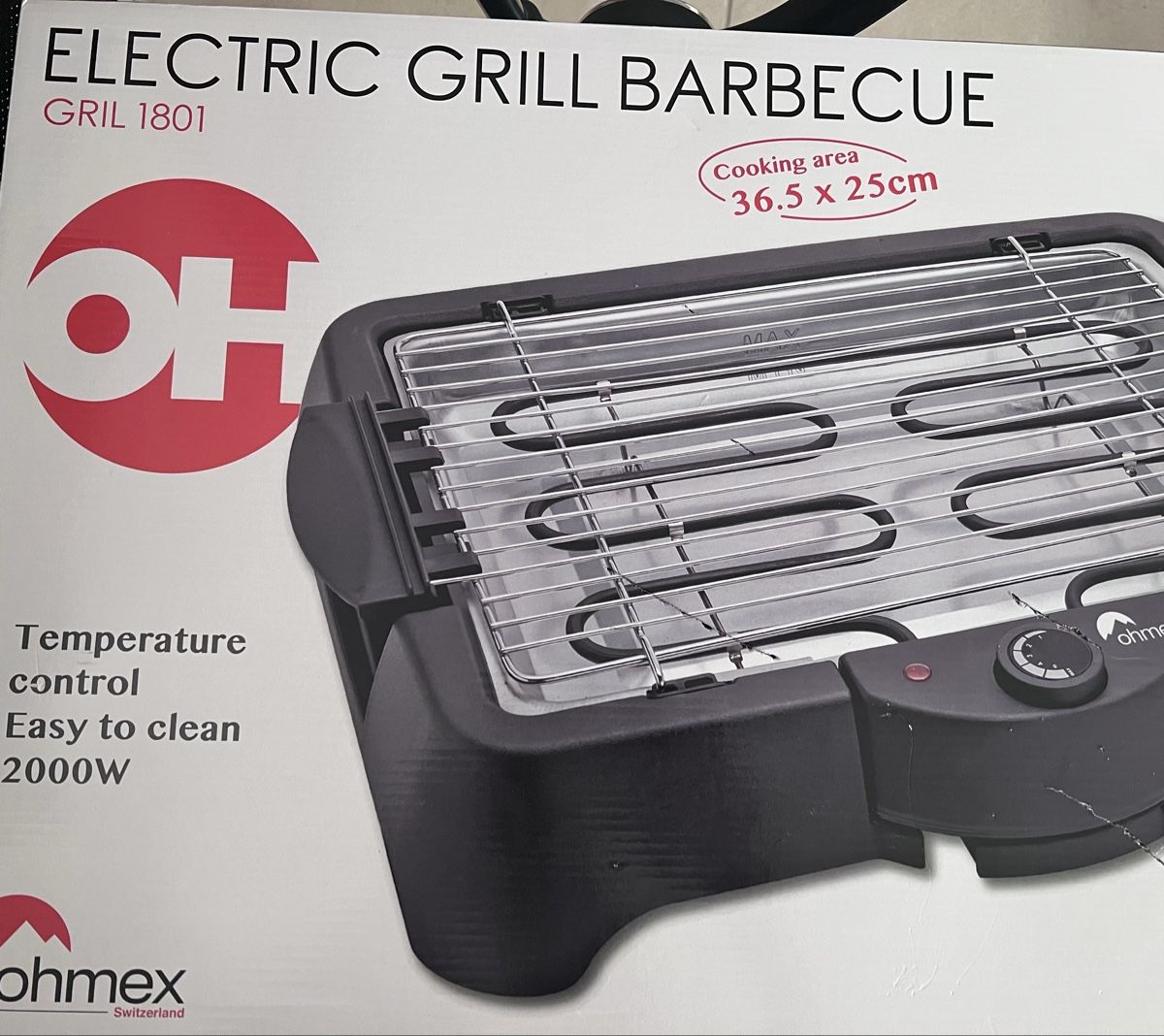 Griglie: Grill portatif NEUF – Nuovo e nell'imballaggio originale da La Chaux-de-Fonds venduto da aeroame