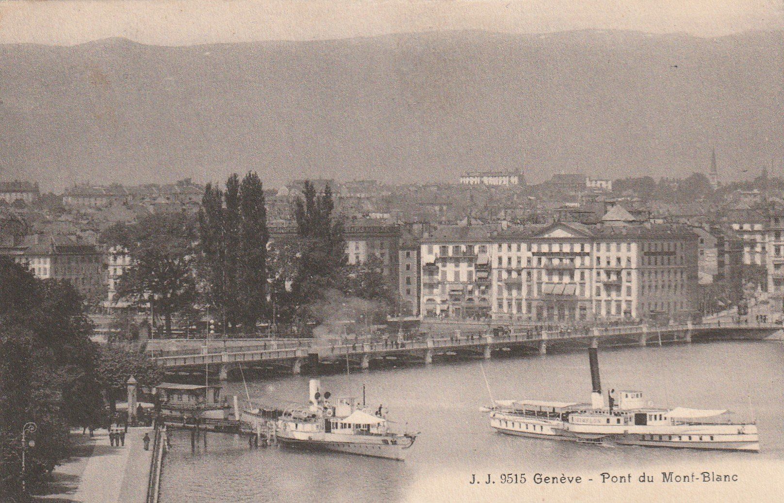 Cartes postales: Genf mit Dampfschiffen – D'occasion à Rorschacherberg par fratovi2