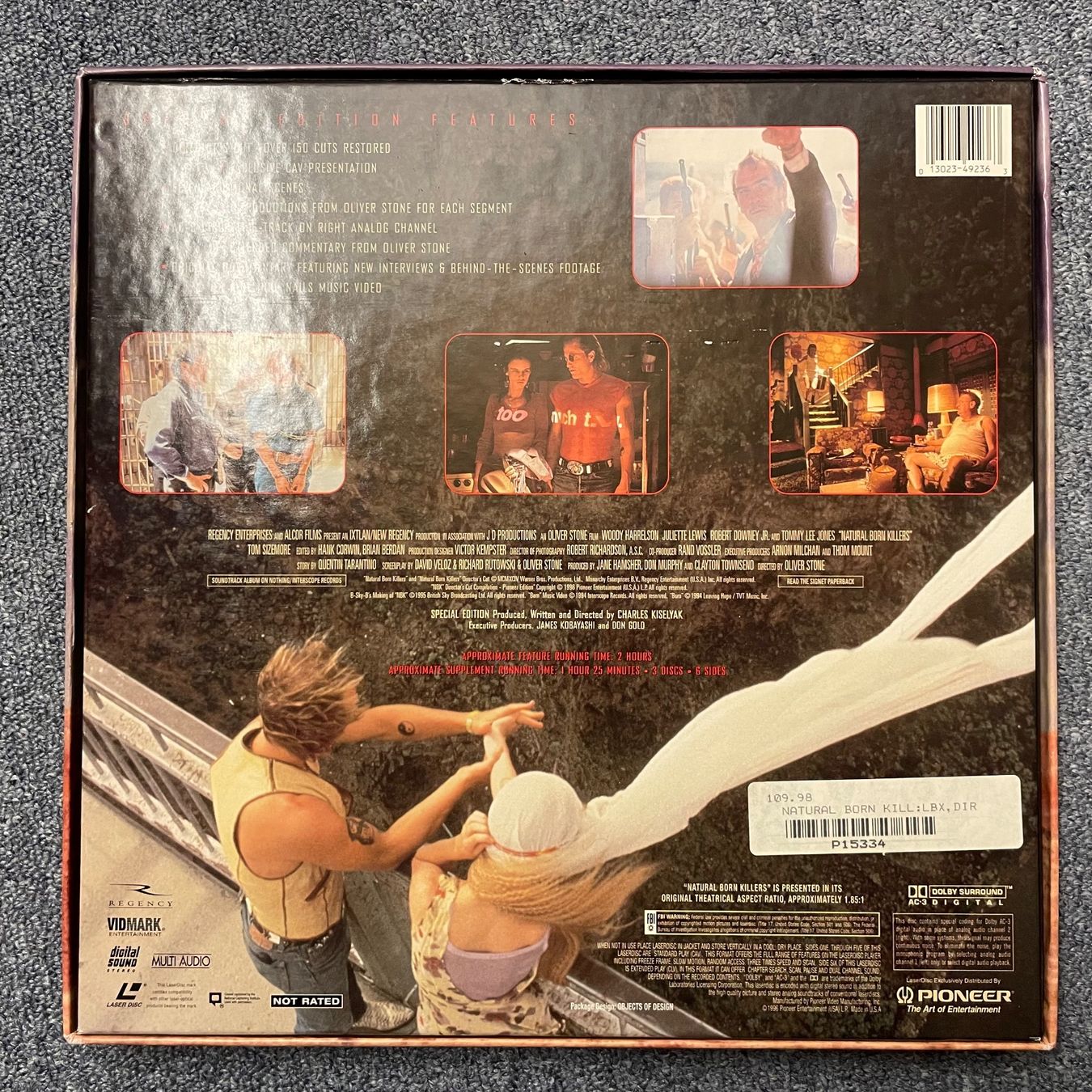 Alle DVDs: Natural Born Killers - BOX - LASER DISC - LD - Engl. Orig. – Gebraucht aus Stans von Brode 1