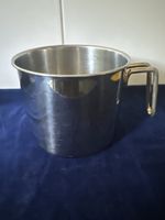 Metallpfanne ROSTFREI 18/10 mit Henkel, Durchm. 14cm 1,5 Lt.
