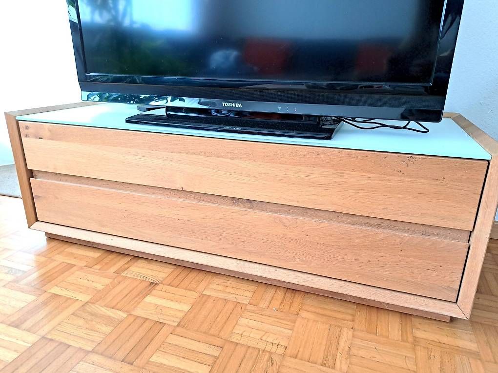 Regale: Wohnzimmermöbel Massivholz Eiche, 3-teilig  – Gebraucht aus Winterthur von erl_6kk7 2
