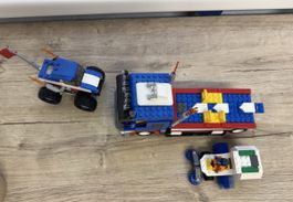 Lego Set LKW mit Monster Truck und Kehrmaschine gebraucht