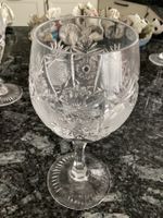 6 Wein Blei-Kristallgläser, Top Zustand!