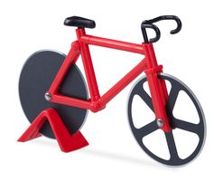 Fahrrad Pizzaschneider  Cutter in Fahrradform Pizzen