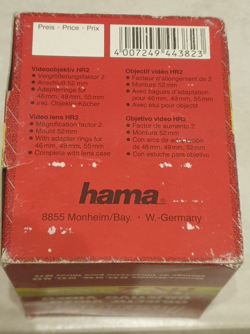 Hama Obiettivi: Objektiv Video HR 2 – Usato da Bonstetten venduto da wudeli79 1