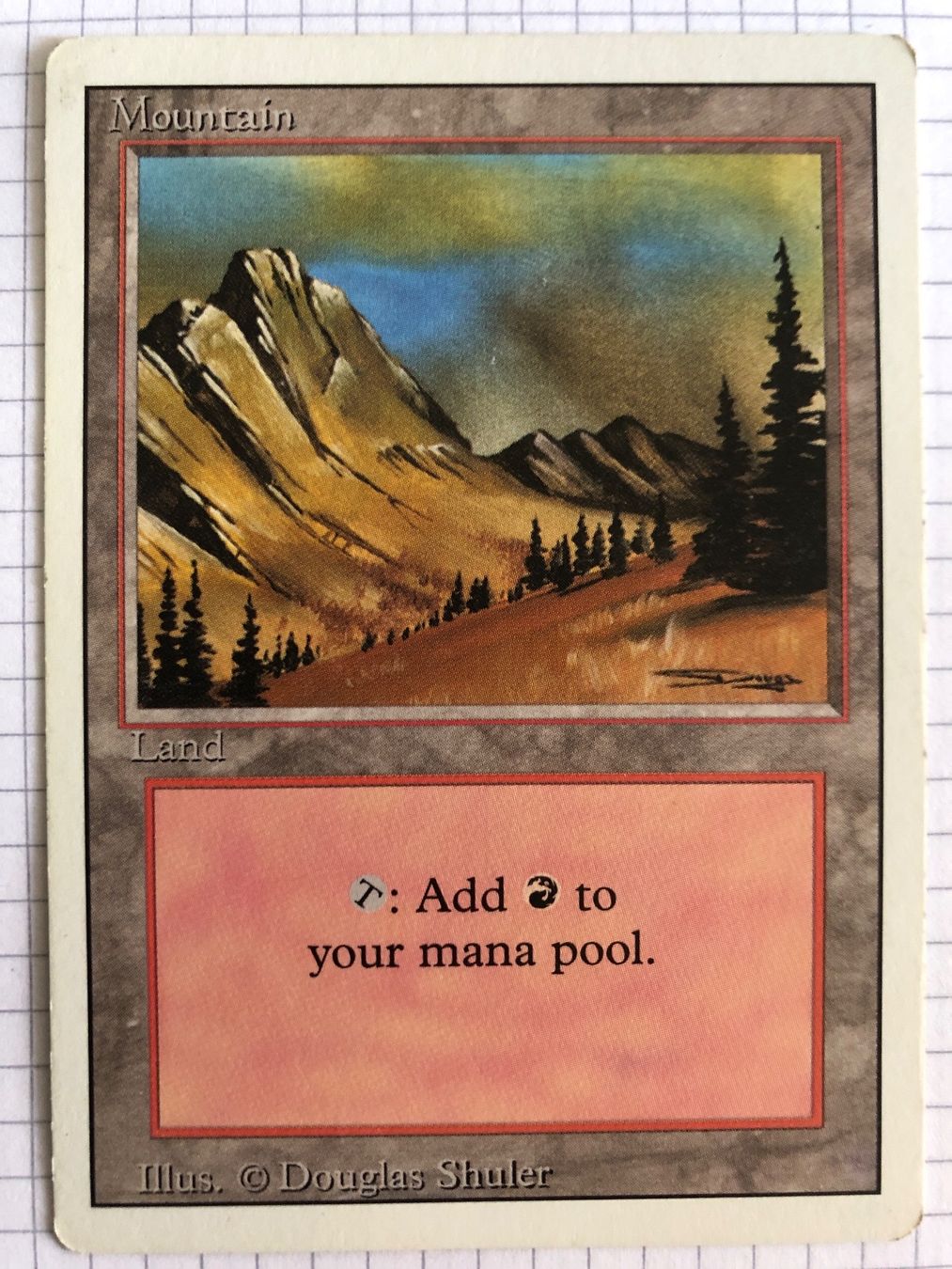 Magic The Gathering Carte collezionabili: Revised - Mountain V3 - #direktkauf – Usato da Basel venduto da Melchior5