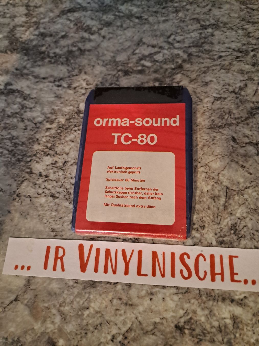 Musicassette: 8 Spur Kassette orma-sound TC-80 – Nuovo e nell'imballaggio originale da Uetendorf venduto da Essiggurken