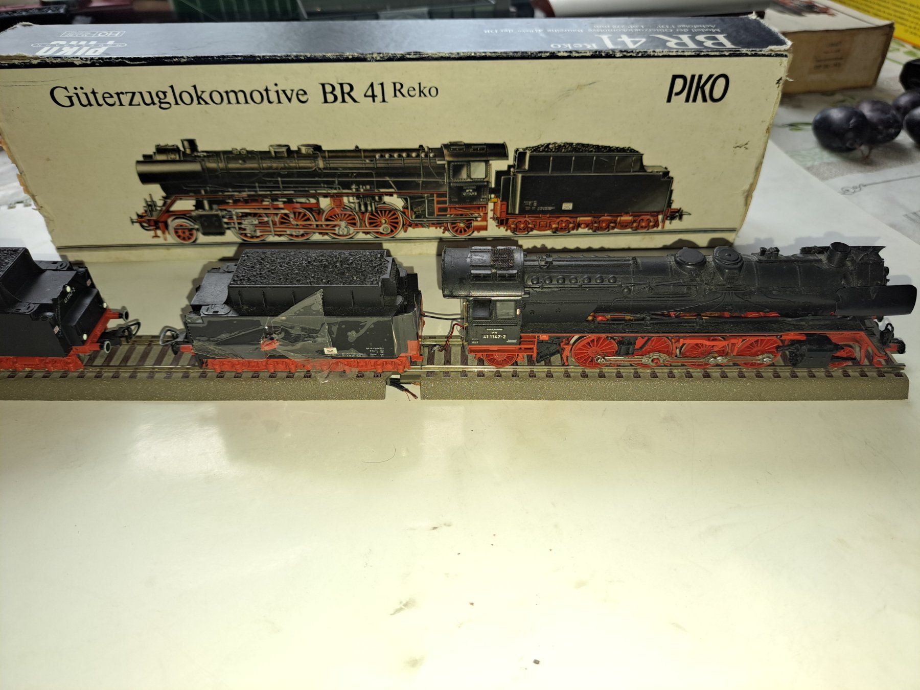Piko Modellini di ferrovie: Piko Dampflok BR 41 Reko 2 mal – Usato da Schwanden GL venduto da roerich20 7