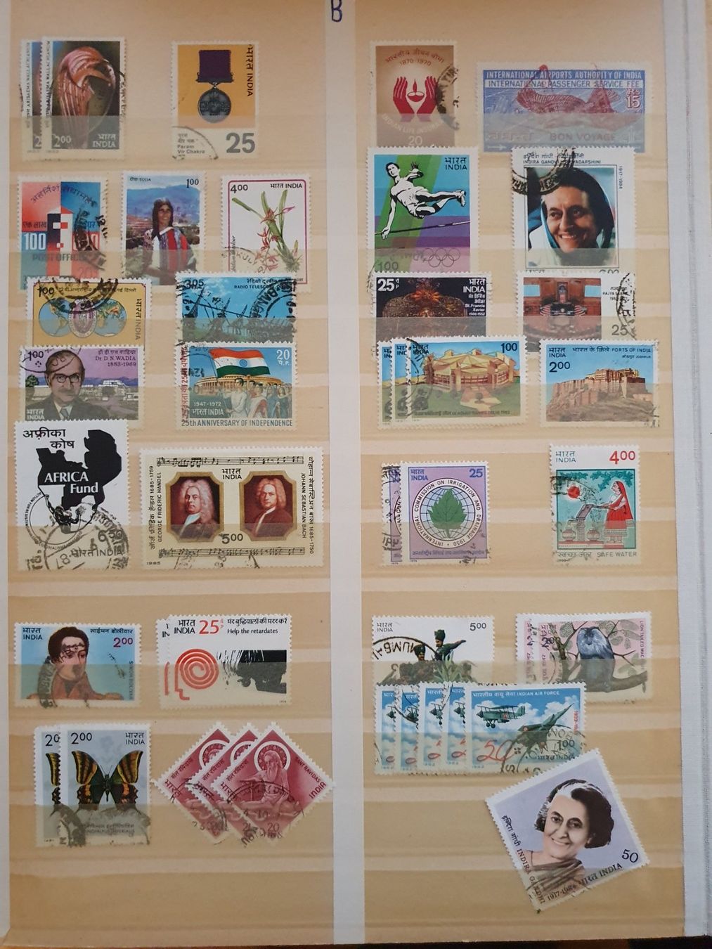 Alle Briefmarken: Indien / Indonesien – Gebraucht aus Balgach von SIMEON27 3