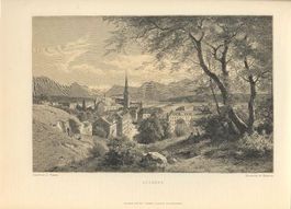 Luzern Holzstich vonKnesing 1881