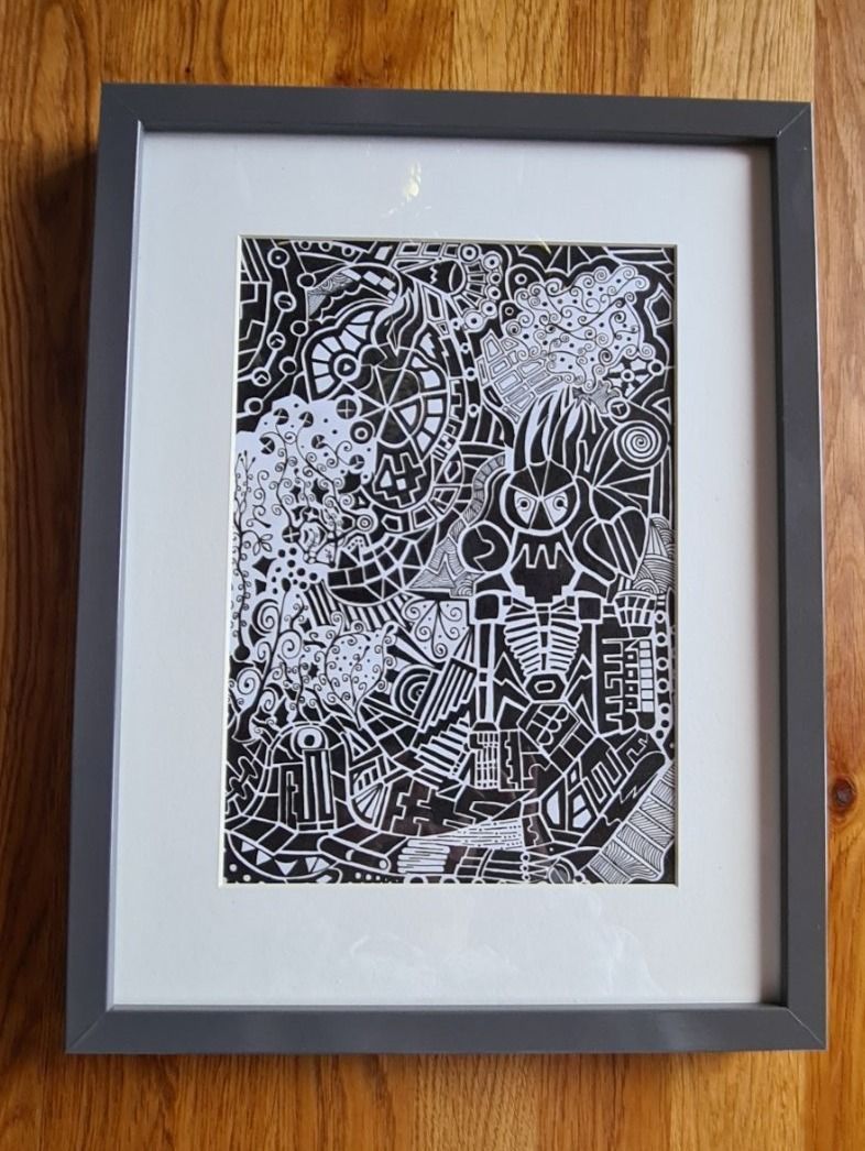 Foto & Immagini: Zeichnung, Fineliner, "Vision" – Nuovo (secondo la descrizione) da Winkel venduto da Heuresis