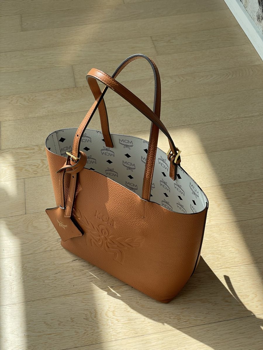 Mcm Borse da donna: MCM Shopper Himmel , Farbe Cognac, neuwertig  – Usato da Corcelles NE venduto da gingerbrain