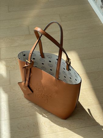 MCM Shopper Himmel , Farbe Cognac, neuwertig 