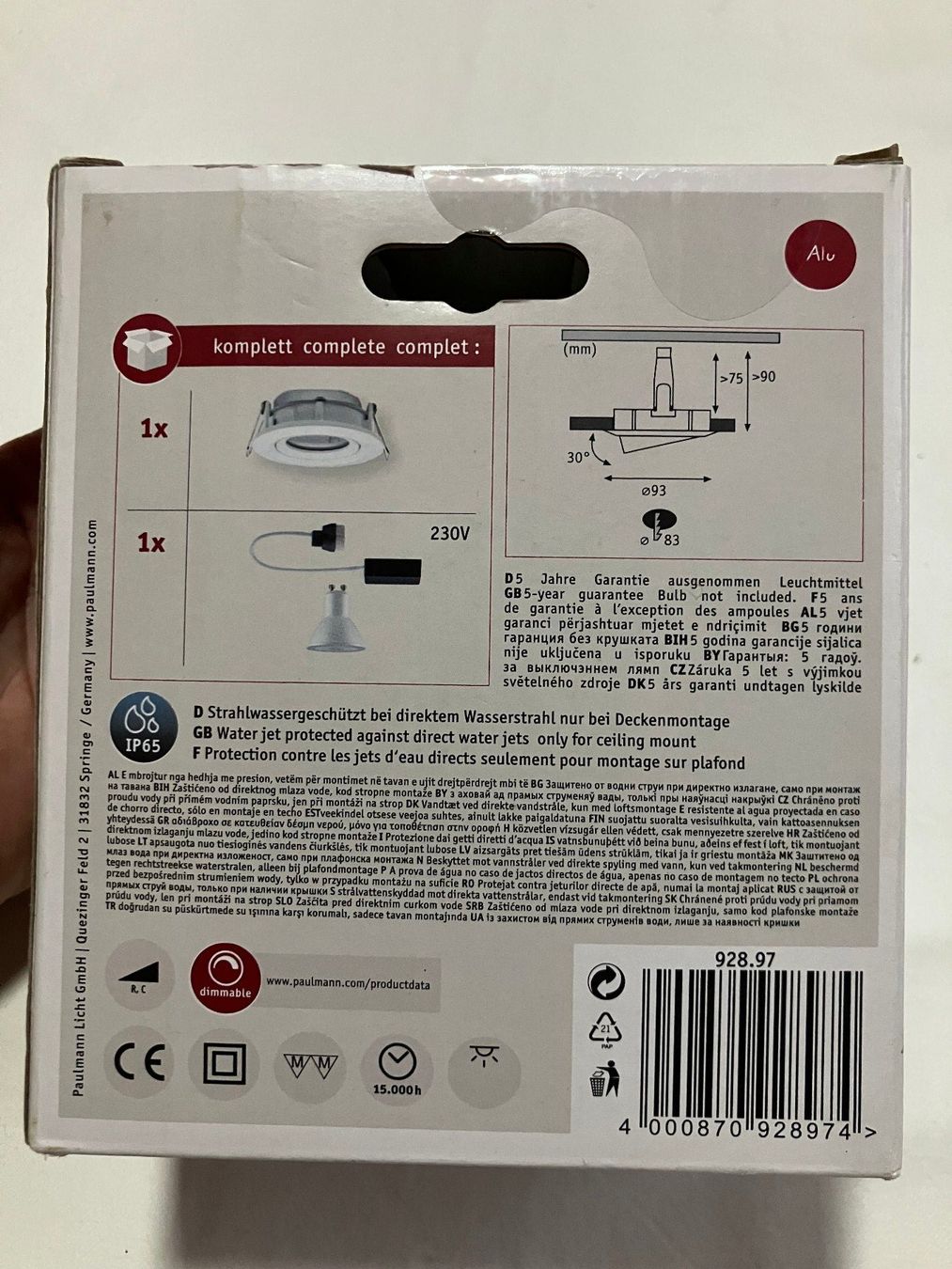 Kronleuchter & Deckenlampen: LED Spot – Neu und originalverpackt aus Schönenwerd von Tomair 1
