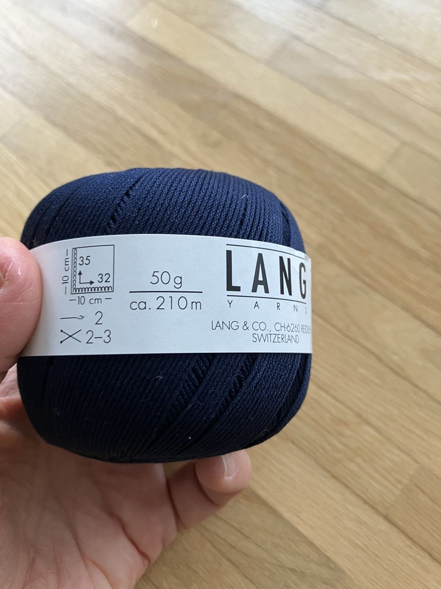 Lana: Lang Yarns Marisa, Dunkelblau, 2 Knäuel – Nuovo e nell'imballaggio originale da Luzern venduto da xyz9 1