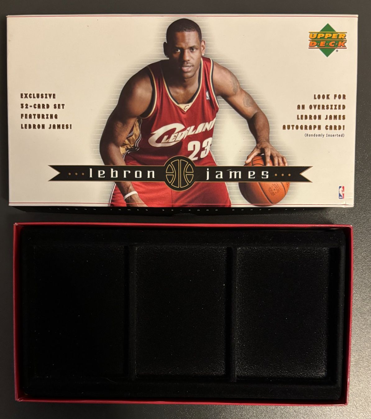 Nba Carte collezionabili: Lebron James RC 2003 Upper Deck Box Rookie Set Large Cards – Nuovo (secondo la descrizione) da Muri b. Bern venduto da winningloser 5