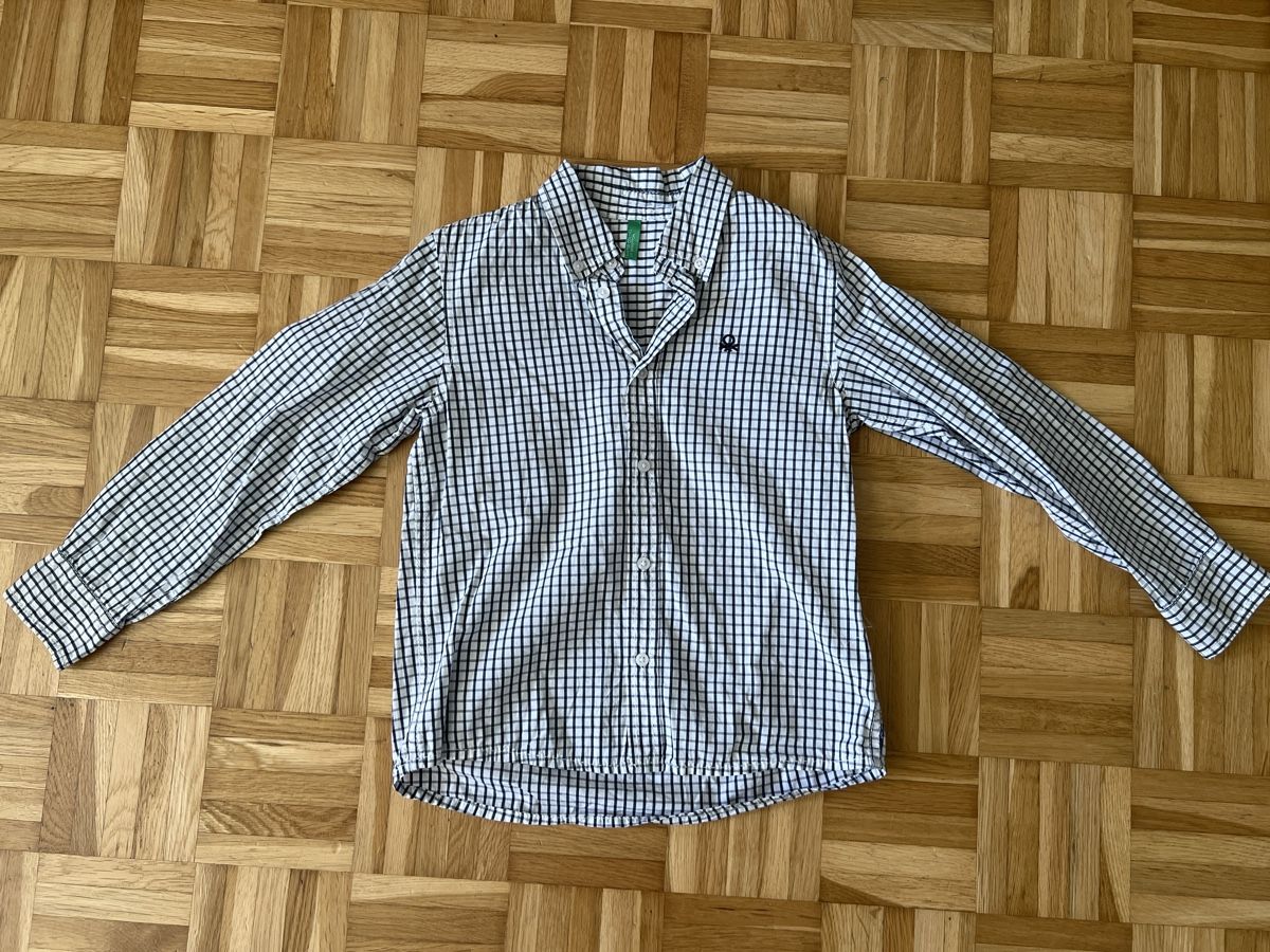 Benetton Camicie, T-shirt & Polo: Benetton Hemd kariert-  Grösse 128 – Usato da Zuchwil venduto da Commander0