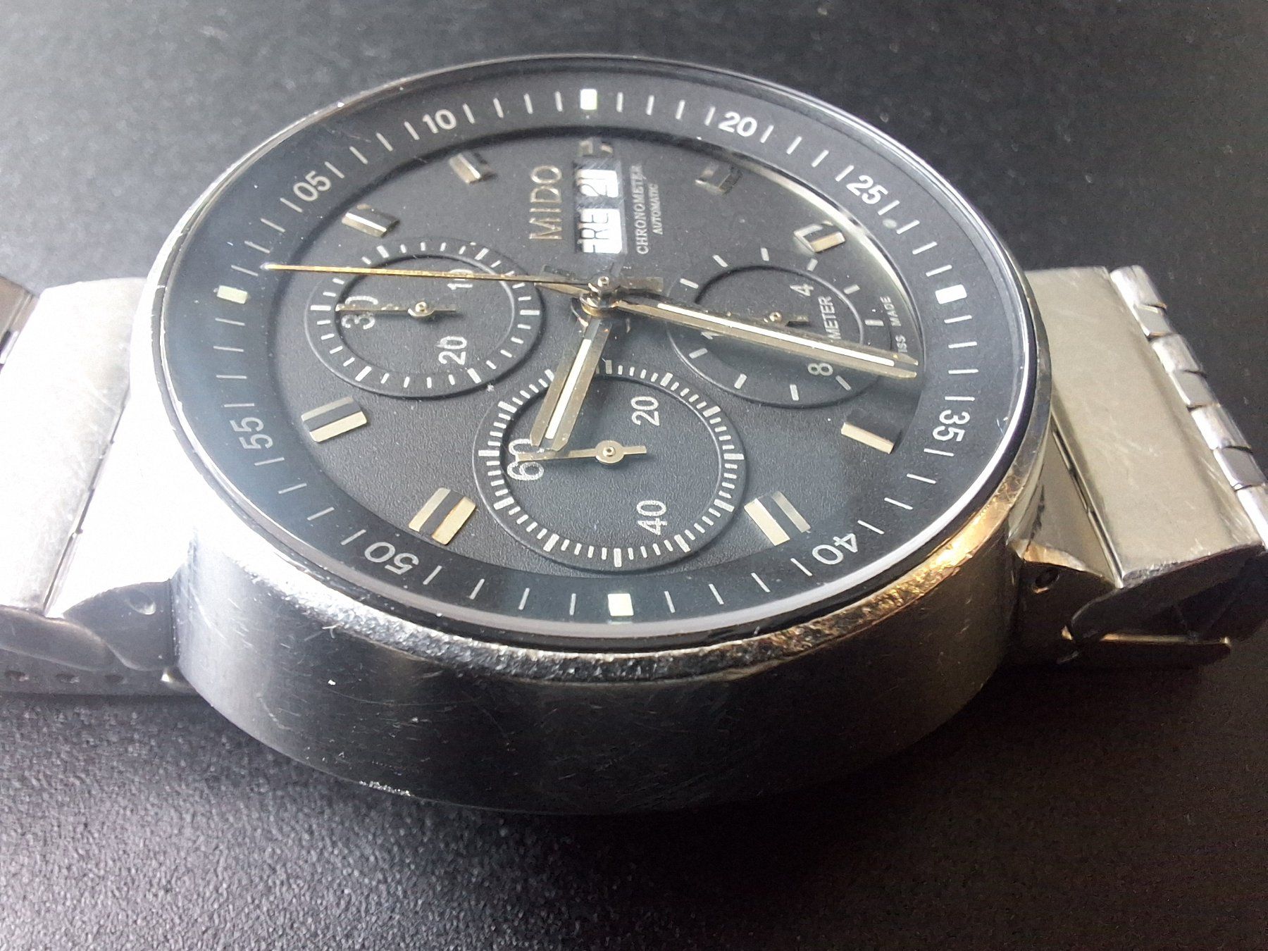 Mido Orologi: Mido All Dial Chronograph Chronometer – Difettoso da Allschwil venduto da SimauK 3