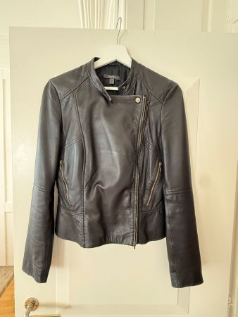 Esprit Lederjacke Damen Schwarz