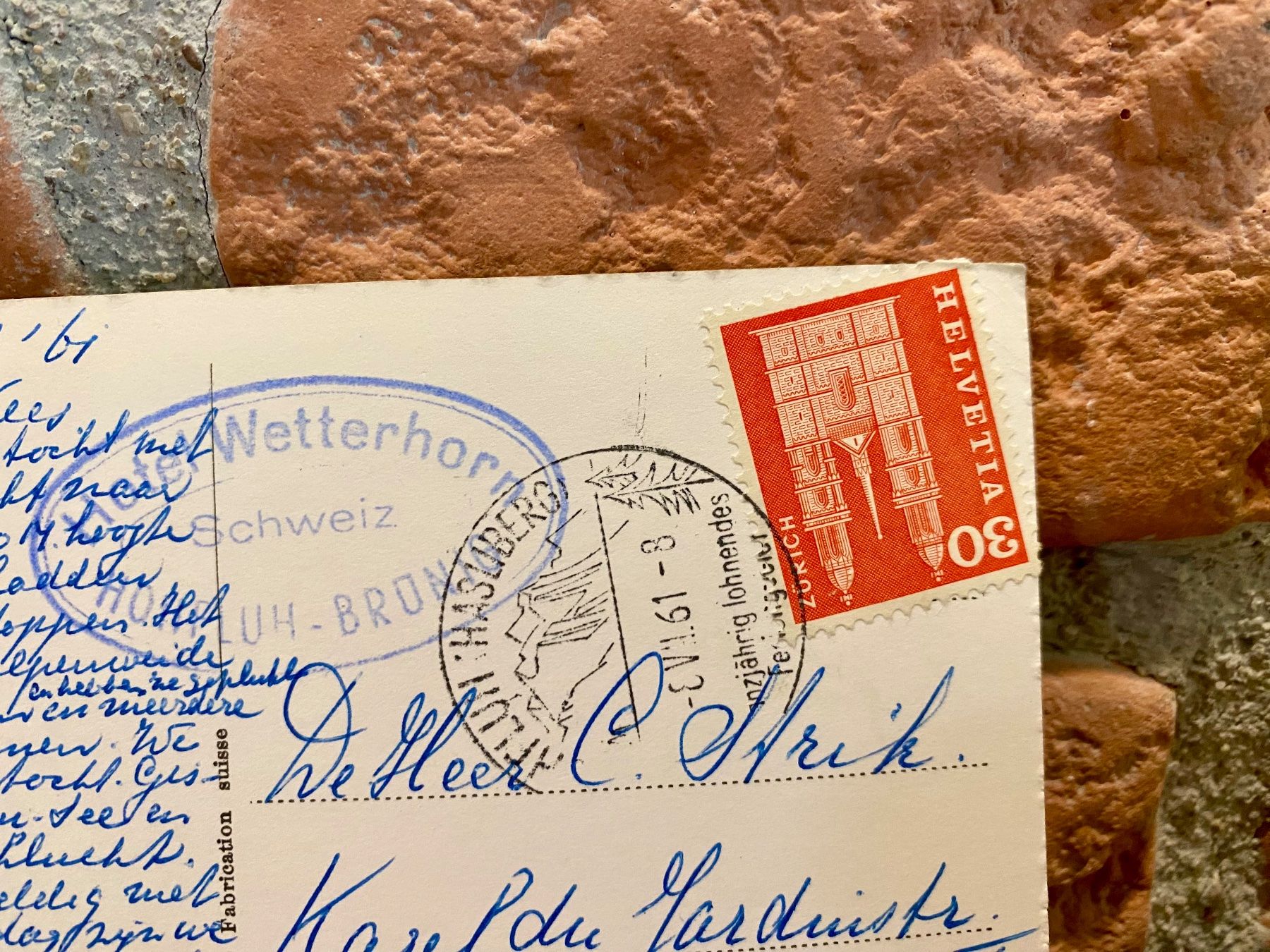 Cartoline postali: 1961 BERGBAHN Grindelwald - First - Sesselbahn – Usato da Root venduto da ENGLAND-TREASURES 3