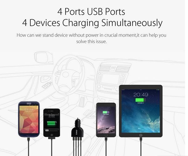 Caricabatterie: 4-Port USB hochwertige Ladegerät – Nuovo e nell'imballaggio originale da Unterägeri venduto da RmOnline 3