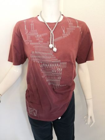 🤩COPPER STREET T-SHIRT BORDEAUX MIT DRUCK