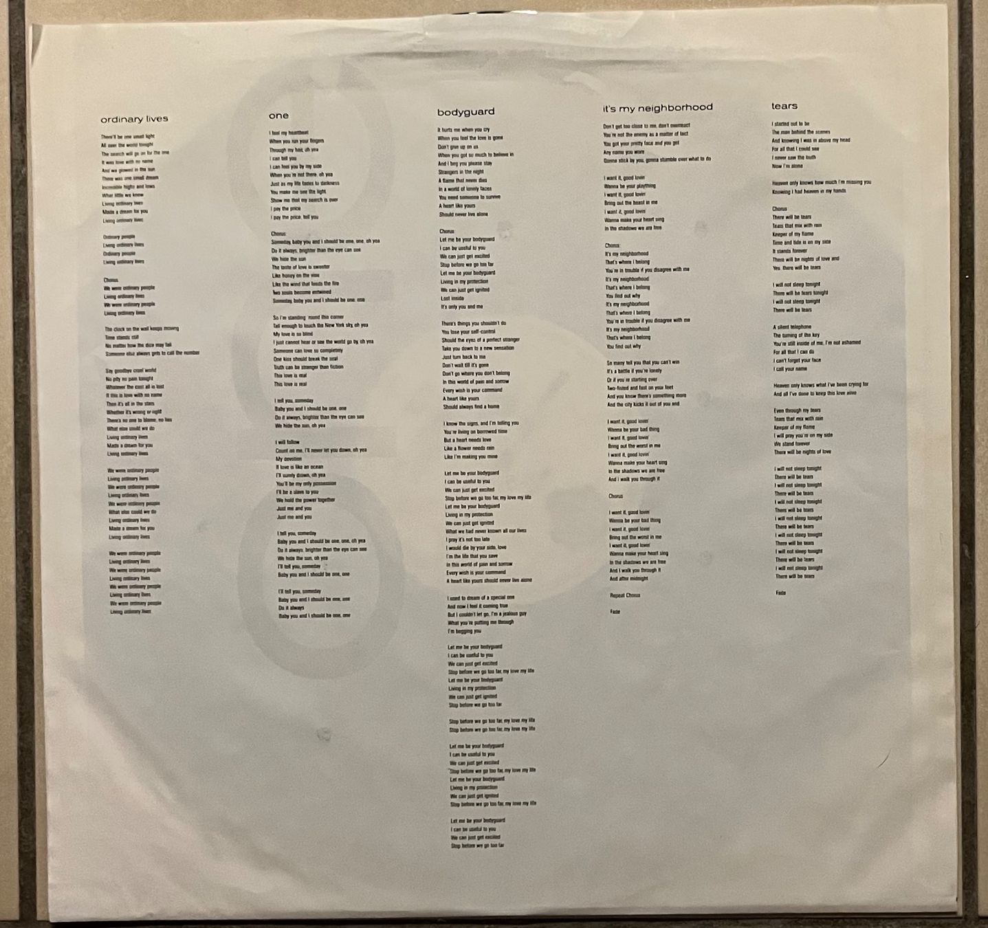 Dischi in vinile: BEE GEES - ONE - 33 Tours – Usato da Bussigny venduto da vinyl-pas-cher 5
