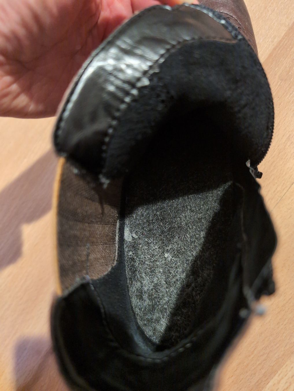 Damenschuhe: Remonte Brown thick Leather Ankle Boots - Size 36 - Fall Sty – Gebraucht aus Glis von liv_m7w8 8