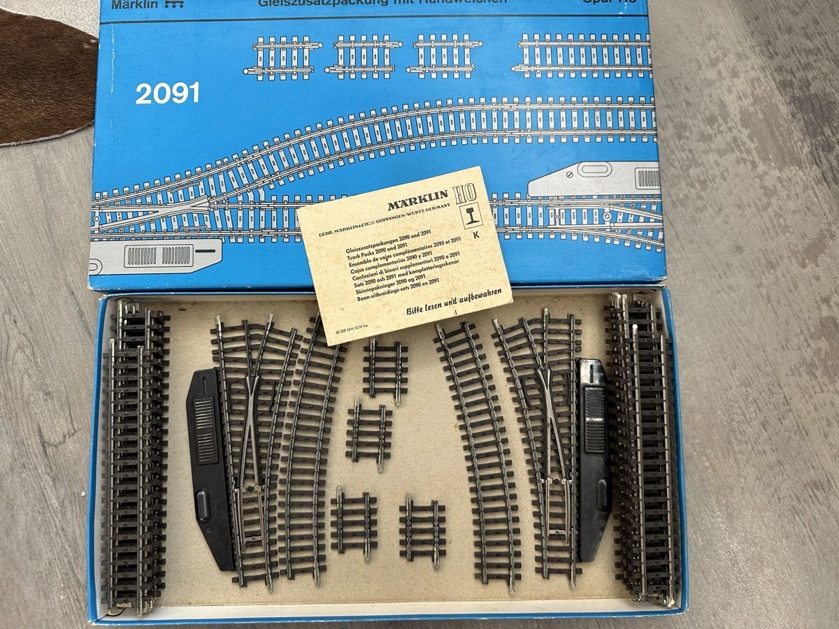 Märklin Modellini di ferrovie: Märklin 2091 Gleiserweiterung – Usato da Lupsingen venduto da New-Haven